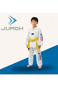 JUMOK ACEMİ TAEKWONDO BEYAZ YAKA ELBİSE